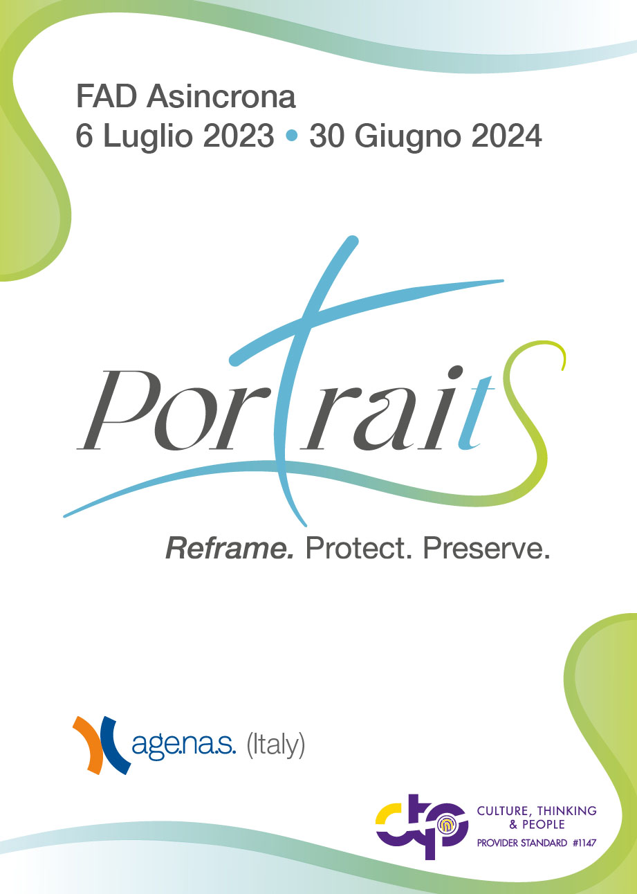 PORTRAITS Reframe. Protect. Preserve.  -  AGENAS - Pavia, 06 Luglio 2023